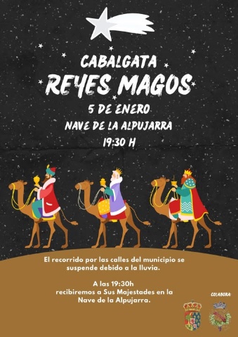 Cancelación de la Cabalgata de Reyes