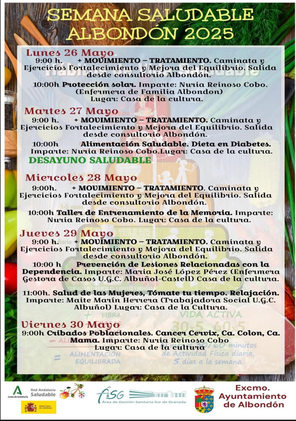 SEMANA SALUDABLE ALBONDÓN 2025